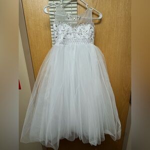 White Pageant Dress